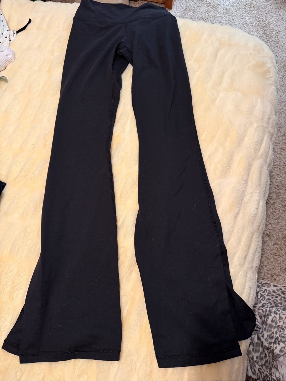 aerie Offline Black Bootcut Leggings